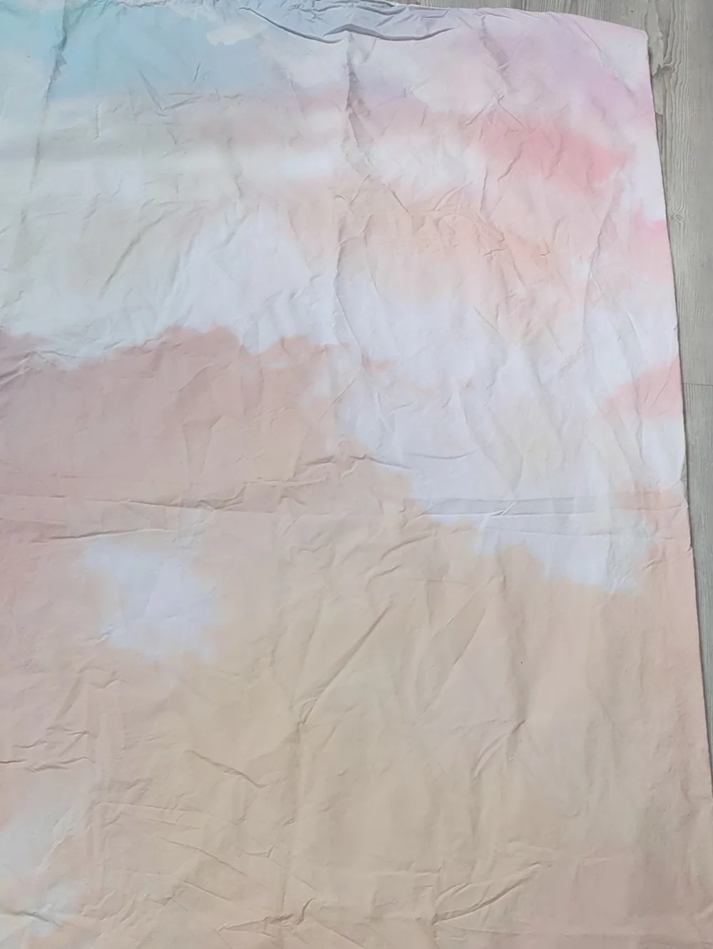 Pottery Barn Teen PBteen Full Queen Duvet Sham Pastel Watercolor Organic Cotton